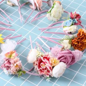 Girls Cute Simulation Flower Headband