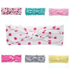 Kids Cute Polka Dot Butterfly Star Bunny Ears Headband
