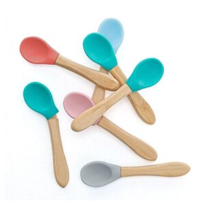 Baby Soft Head Tooth Guard Silicone Spoon