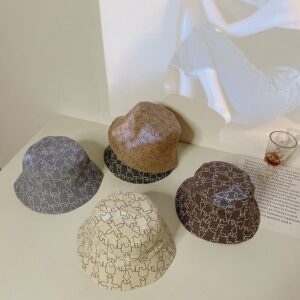 Kids Fashion Geometric Full Print Bucket Hat