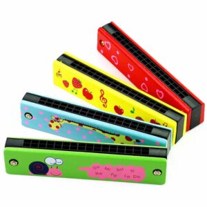 Cute Cartoon Pattern Harmonica Musical Instrument Toys