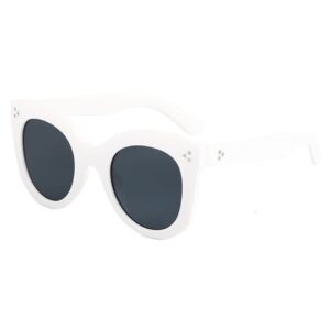 Kids Simple Big Frame Oval Sunglasses