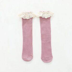 Kids Exquisite Lace Decoration Knee Socks