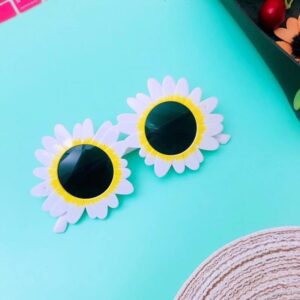 Kids Fashion Exaggerated Sunflower Shaped Sunglasses