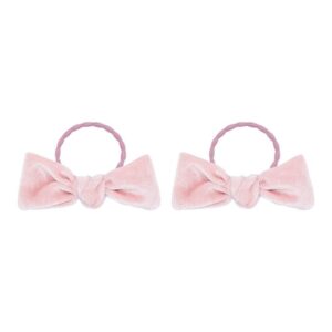 Girls Simple Solid Color Bowknot Decor Hair Band