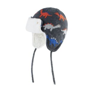 Children Animal Print Ear Protection Hat