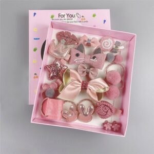 18PCS Cute Princess Little Girl Hair Accessories Set