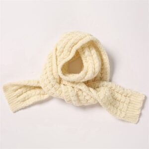 Kids Solid Color Warm Knitting Scarf