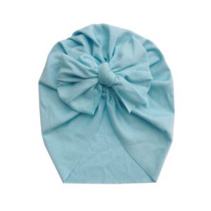 Kids Simple Solid Color Bowknot Hat