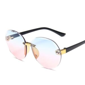 Boy Girl Kid Fashion Gradient Color Sunglasses