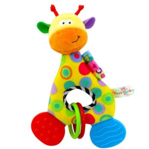 Baby Teether Rattle Appease Plush Toy