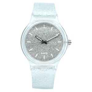 Kids Multicolor Sequins Design Fashion Watch