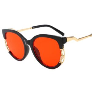 Vintage Style Kids Metal Design Sunglasses
