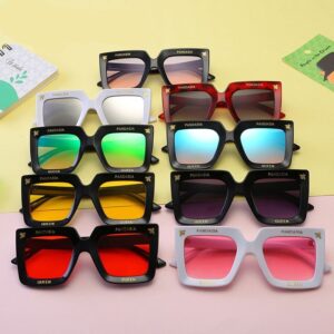Stylish Kids Square Shape Big Frame Sun Glasses