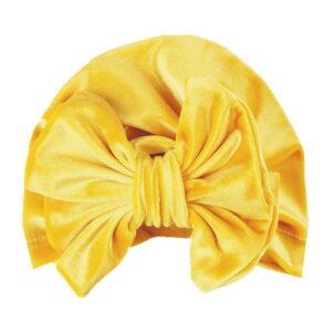 Newborn Solid Color Knot Pattern Turban Cap