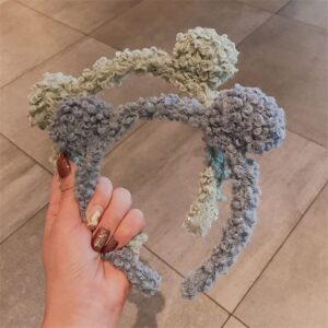 Girl Cute Teddy Circle Berber Fleece Headband