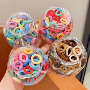 Kids Girls Cute Sweet Candy Color Hair Rings