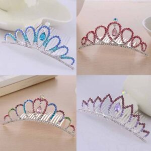 Kids Girls Cute Sweet Party Crown Rhinestone Headwear