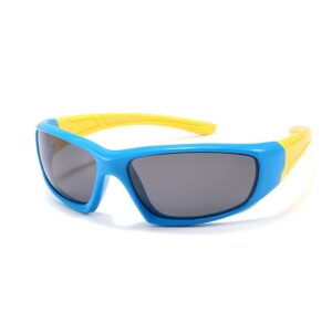 Kids Unisex Fashion Casual Cute Colorblock Mirror Frame Sunglasses