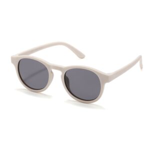 Kids Unisex Fashion Casual Outdoor Basic Round Frame Sunglasses