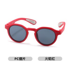 Kids Unisex Fashion Casual Basic Round Frame Sunglasses