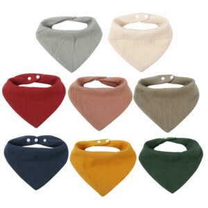 Baby Care Solid Color Cotton Gauze Triangle Towel