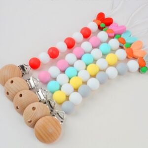 Baby Cute Cartoon Silicone Anti-Drop Pacifier Chains