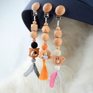 Baby Cute Cartoon Animal Anti-Drop Pacifier Chains