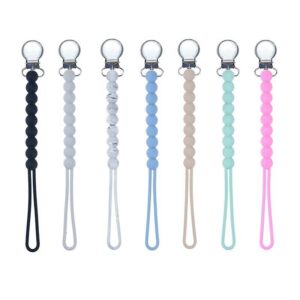 Kids Baby Unisex Cute Silicone Anti-Drop Pacifier Chains