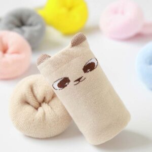 Kids Unisex Autumn Winter Cute Cartoon Animal Pattern Thickening Cotton Stockings