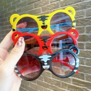 Kids Unisex Fashion Casual Cute Cartoon Tiger Sunglasses