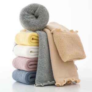 Kids Unisex Autumn Winter Solid Color Thickening Cotton Stockings