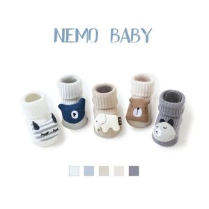 Kids Unisex Cute Cartoon Animal Stripe Cotton Stockings