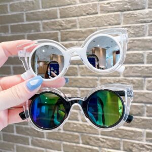 Kids Unisex Fashion Casual Candy Color Gradients Sunglasses