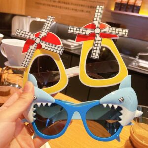 Kids Unisex Fashion Casual Candy Color Cartoon Creative Sunglasses