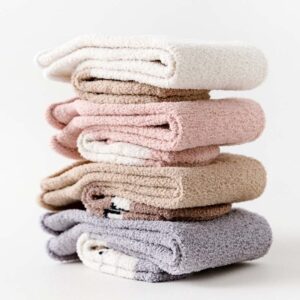 Kids Boys Girls Cute Cartoon Color Matching Thick Stockings