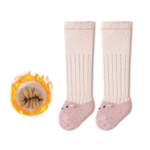 Kids Winter Cute Cartoon Thickened Fleece Stockings