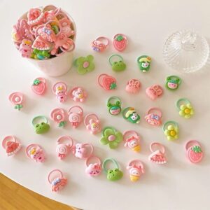 Kids Girls Cute Sweet Candy Color Frog Bee Floral Hairband