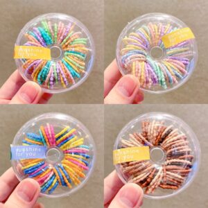 Kids Girls Cute Sweet Candy Color Hair Rings