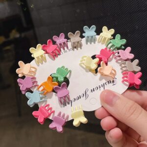 Kids Girls Sweet Candy Color Flower Crown Star Rabbit Hairpin