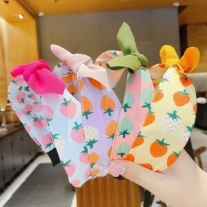 Kids Girls Sweet Cute Floral Bow Hair Band