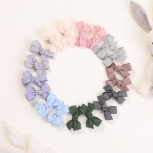 Fashion Kids Girls Cute Solid Color Bow Bangs Hairpin