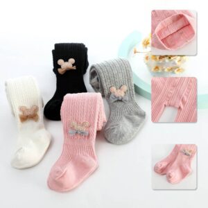 Kids Baby Toddler Girls Fashion Casual Cute Solid Color Pantyhose Cotton Leggings Pants