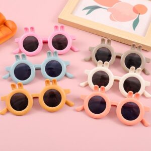Kids Fashion Casual Holiday Cute Candy Color Sunglasses