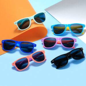 Kids Fashion Holiday Solid Color Frame Sunglasses