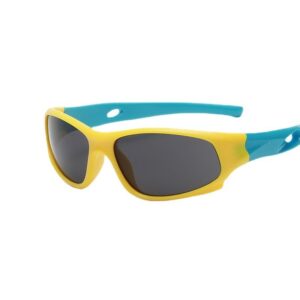 Kids Fashion Personalized Sports Colorblock Frame Sunglasses