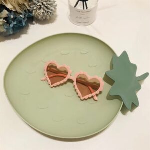 Girls Fashion Heart Shaped Frame Sunglasses