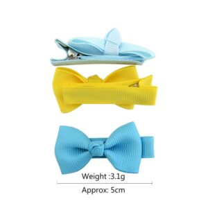 Kids Girls Fashion Sweet Candy Color Bow Hairpin Accessories