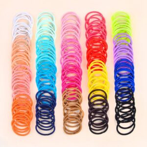 Children Kids Baby Fashion Rubber Band Pure Color Hair Ring