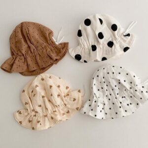 Baby Hat Spring And Autumn Infant Princess Cotton Sunshade Cute Newborn Palace Hat Female Baby Fetal Hat